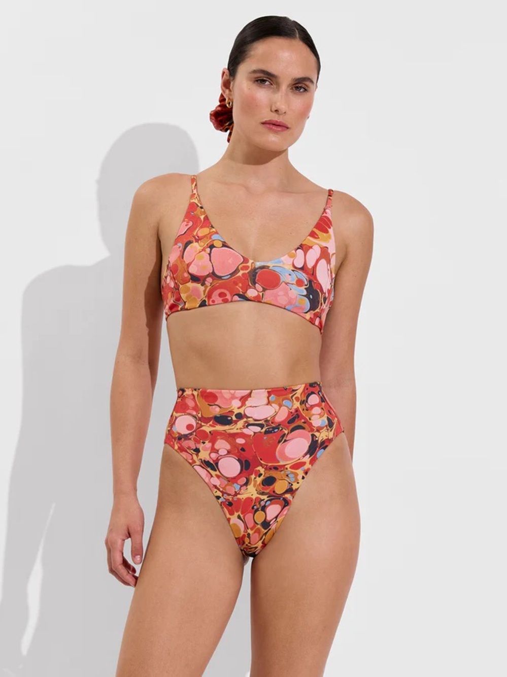Left On Friday x Hotel Saint Vincent Sunday Bikini Top & Hi Hi Bottom Size Small